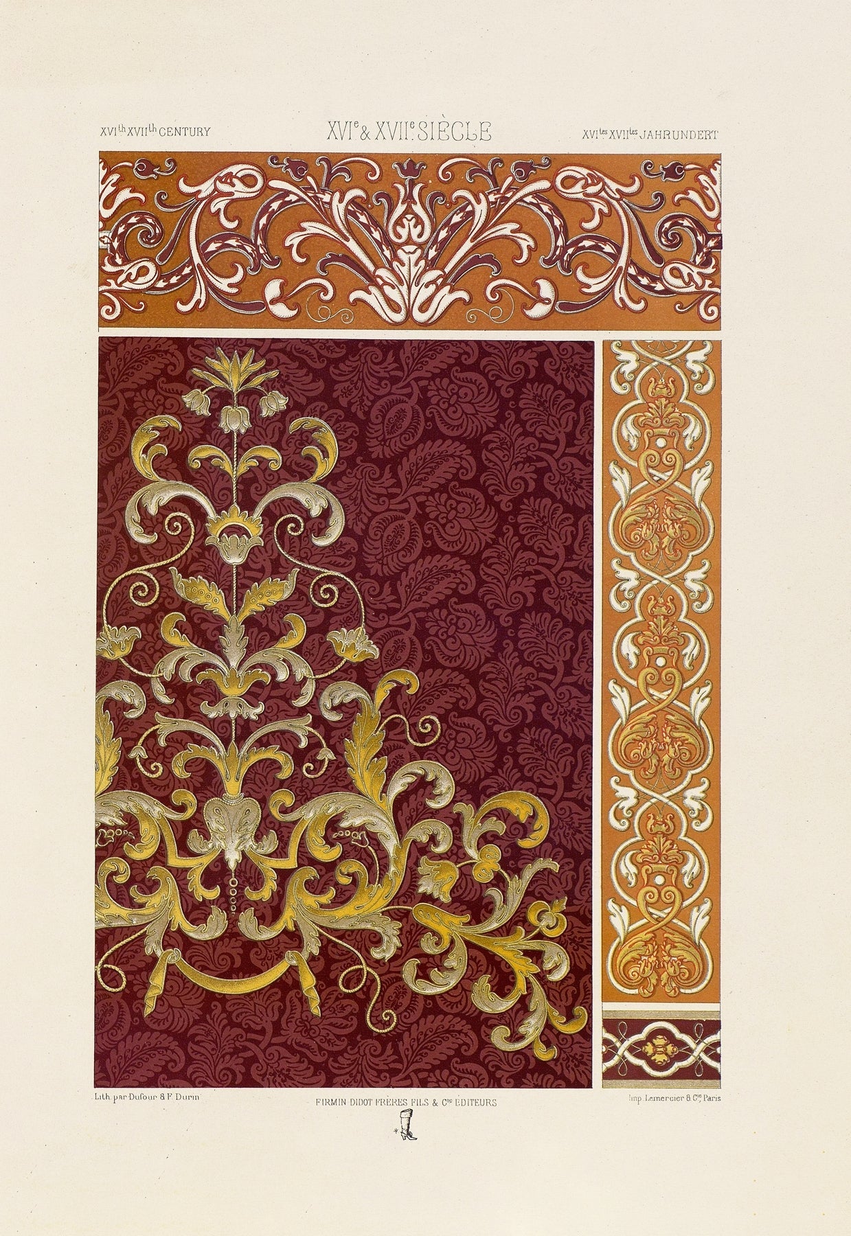 16th and 17th Century pattern (1888) - Milisima Studio