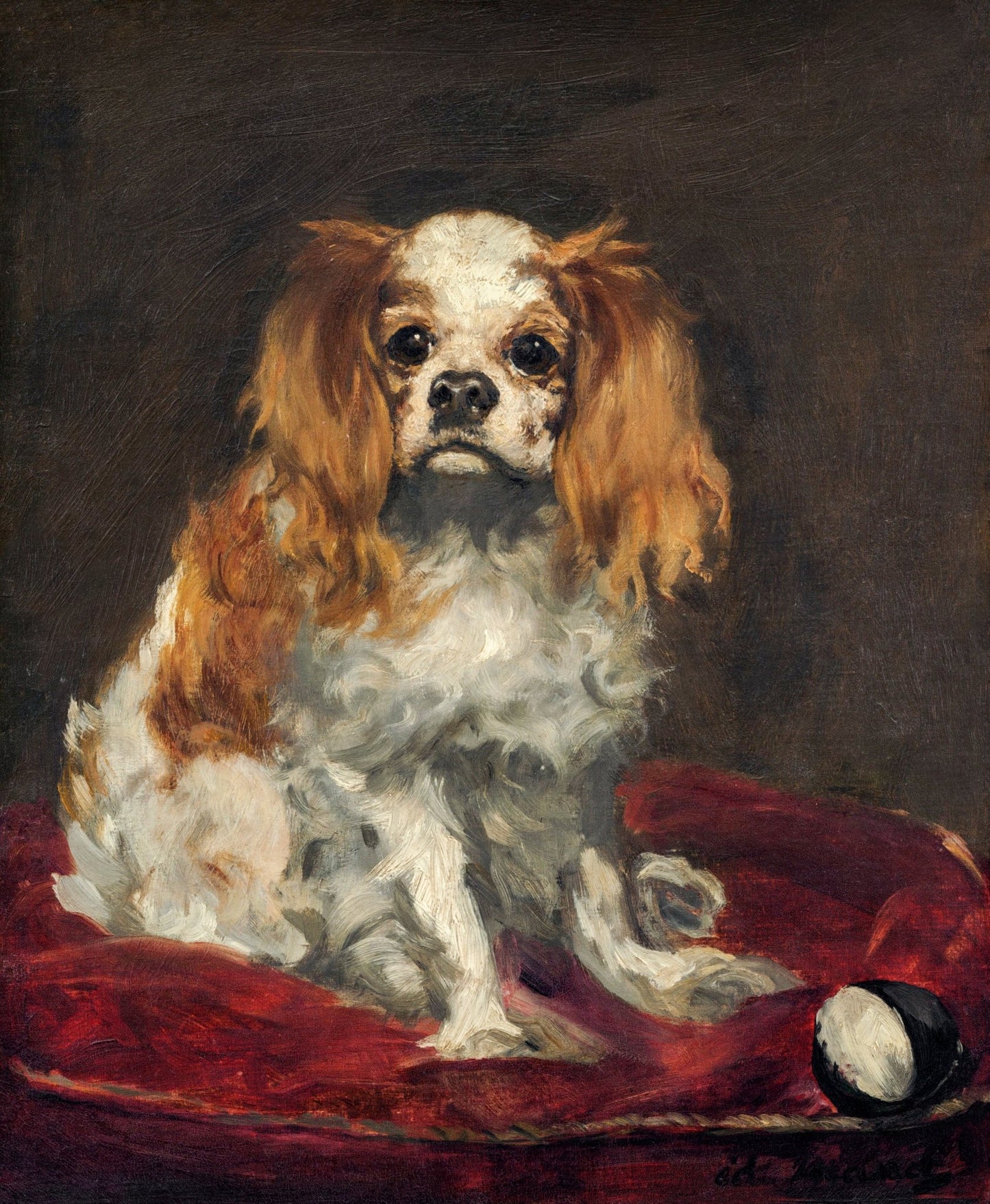 A King Charles Spaniel (c. 1866) - Milisima Studio