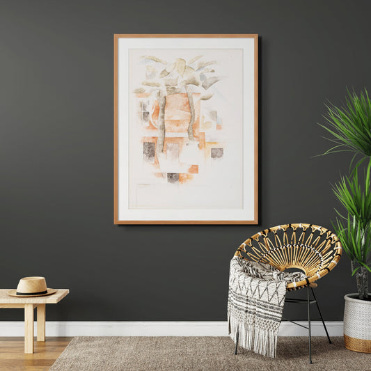 Bermuda Houses Seen Through Trees (1918) - Milisima Studio