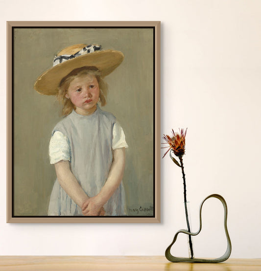 Child in a Straw Hat (c. 1886) - Milisima Studio
