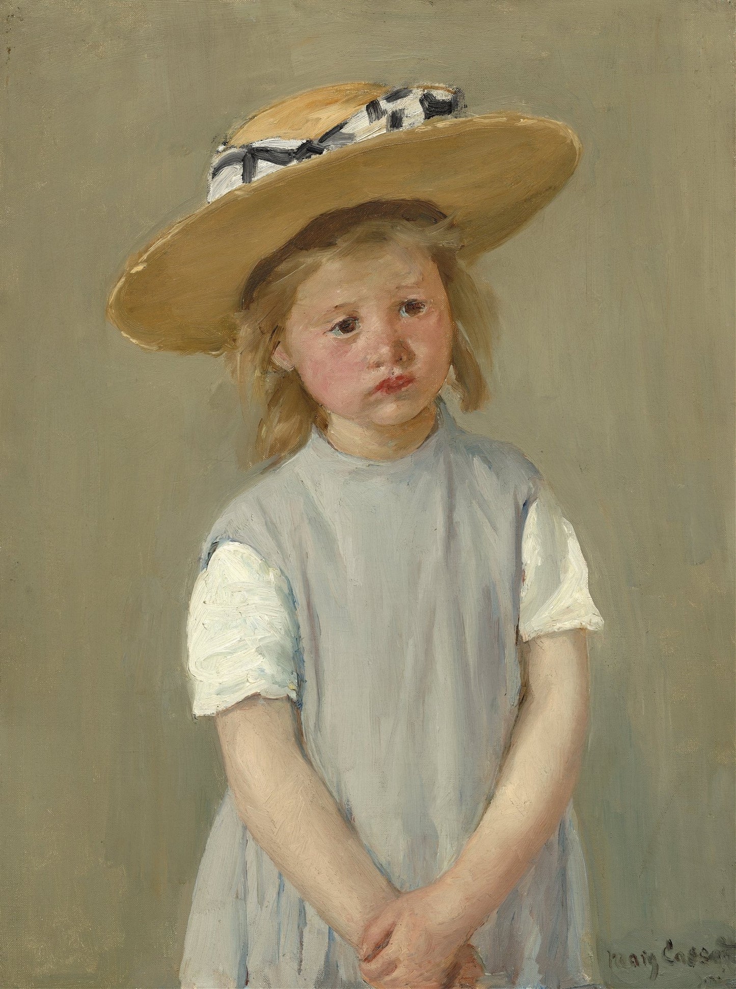 Child in a Straw Hat (c. 1886) - Milisima Studio