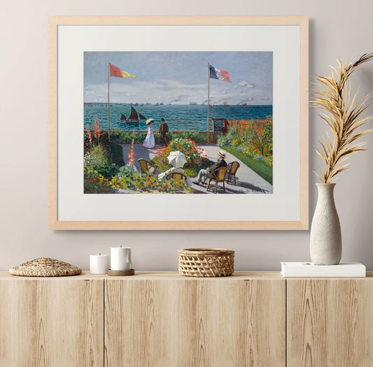 Garden at Sainte - Adresse (1867) - Milisima Studio