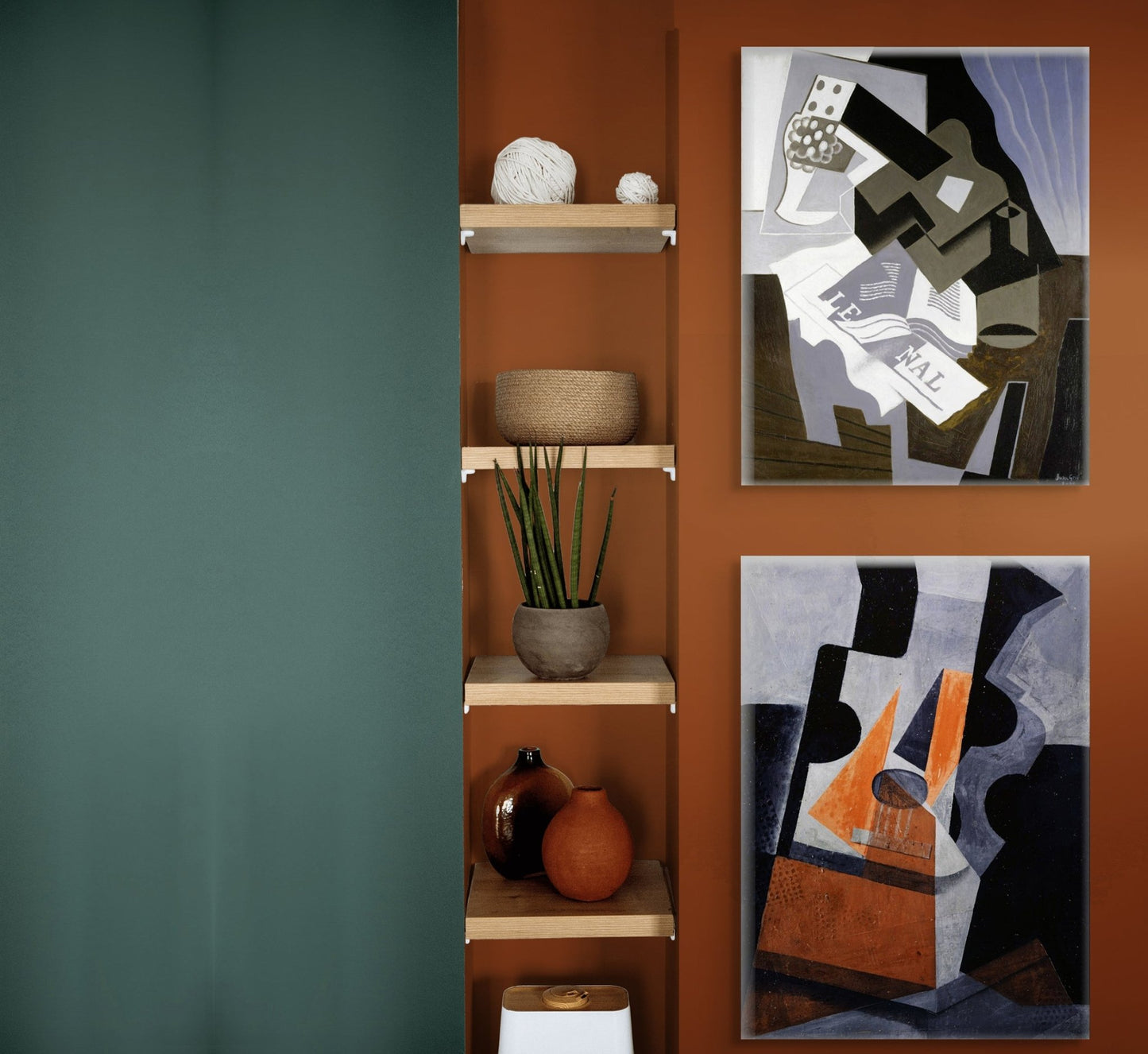 Guitar, Book and Newspaper (1920) - Milisima Studio