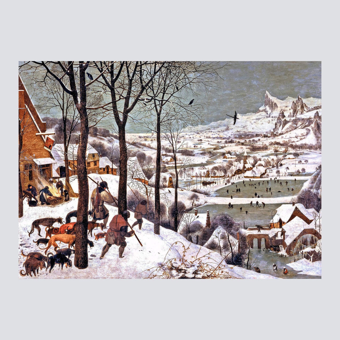 Hunters in the Snow (Winter) (1565) - Milisima Studio