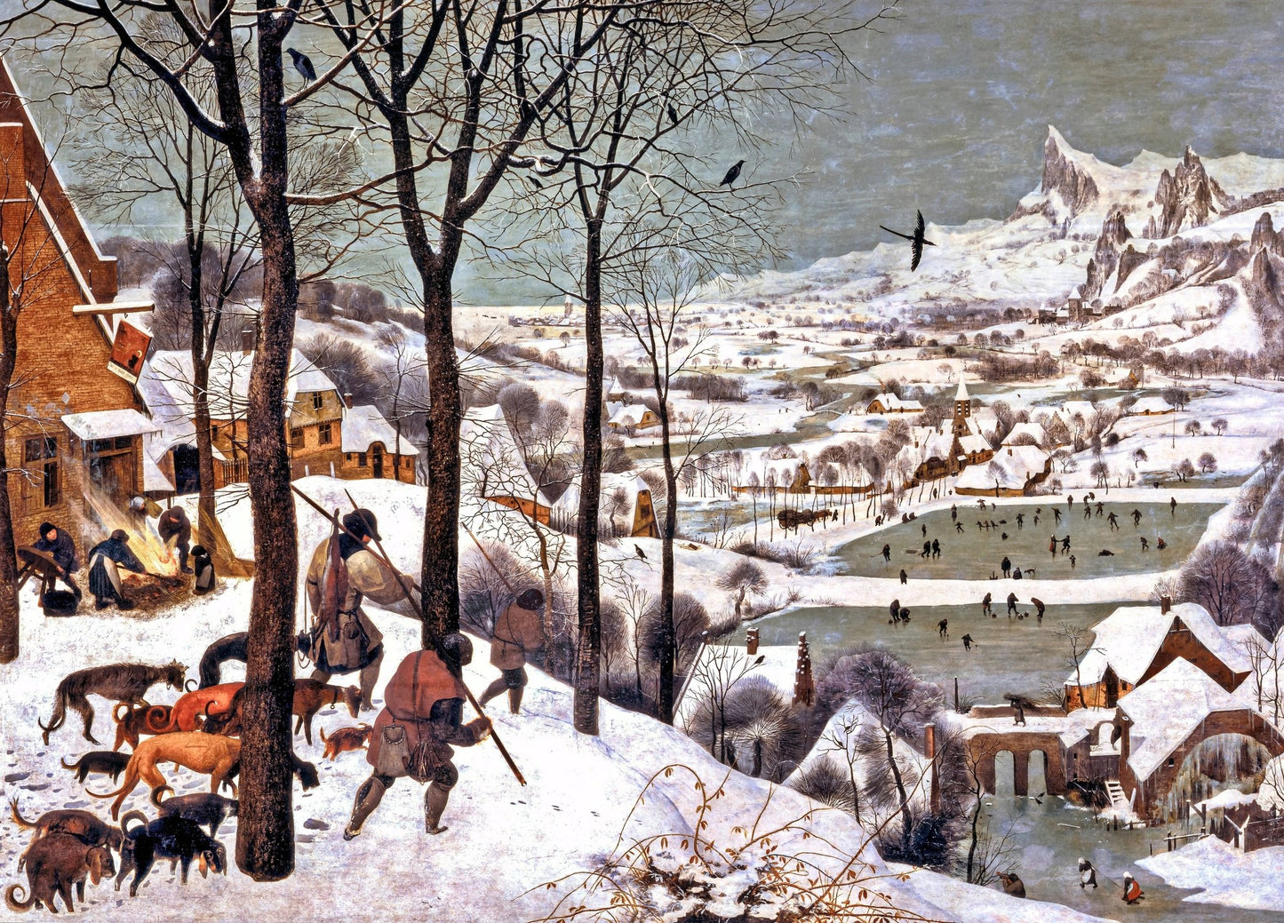 Hunters in the Snow (Winter) (1565) - Milisima Studio