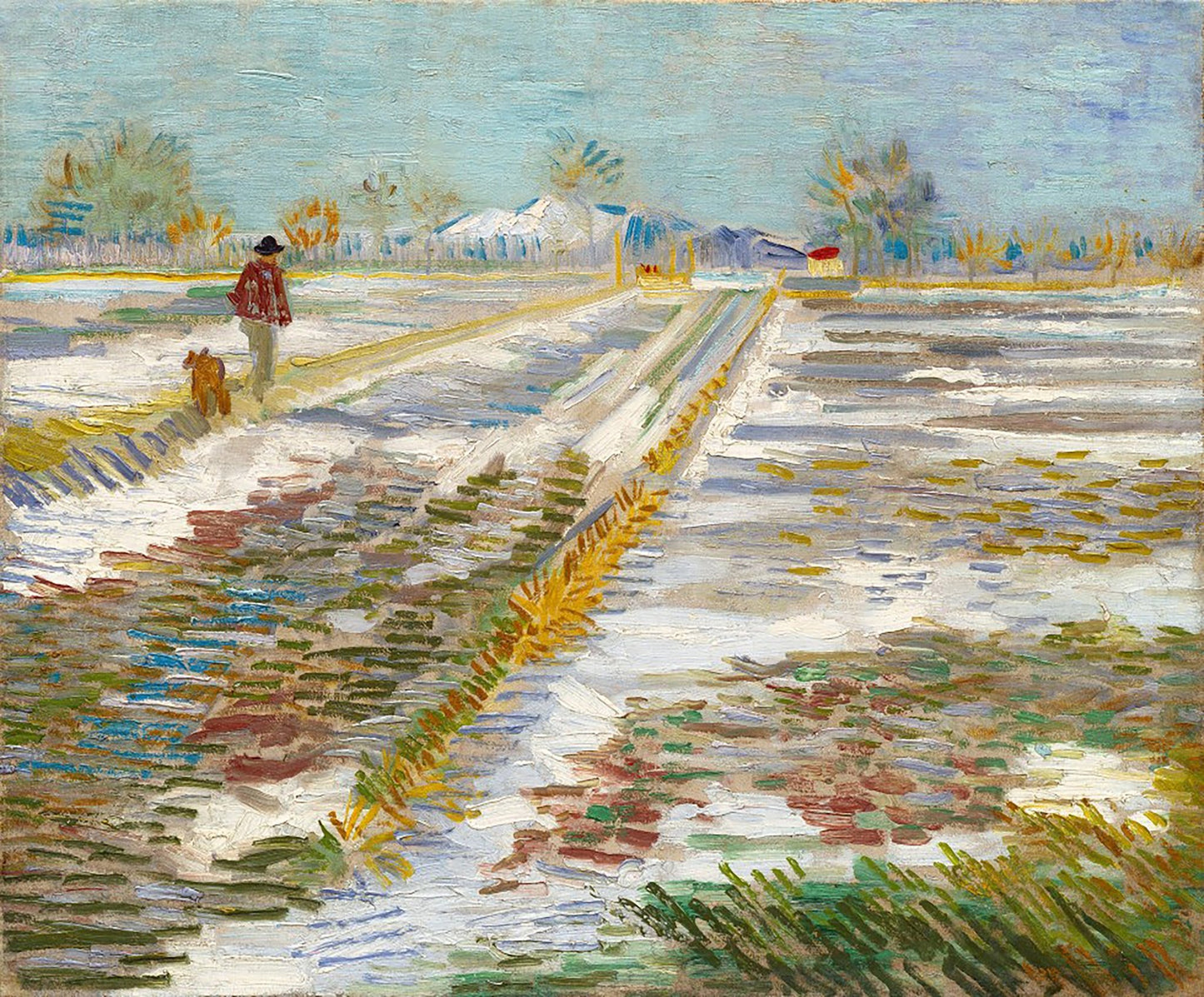 Landscape with Snow (Paysage enneigé) (1888) - Milisima Studio