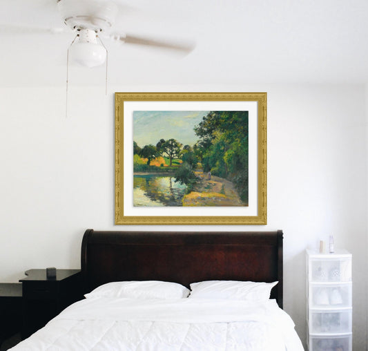 L’étang Au Soleil Couchant, Montfoucault (1874) - Milisima Studio