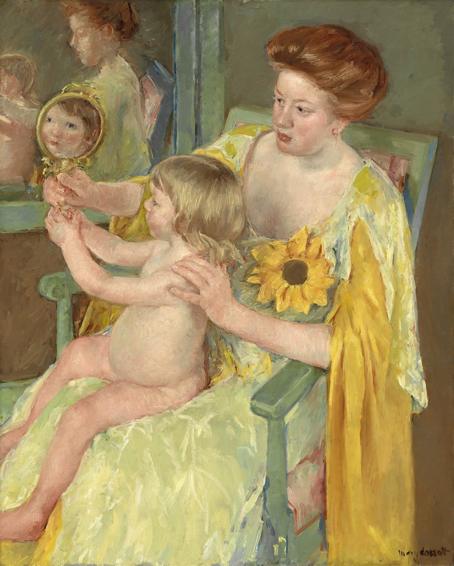 Mother and Child (c. 1905) - Milisima Studio