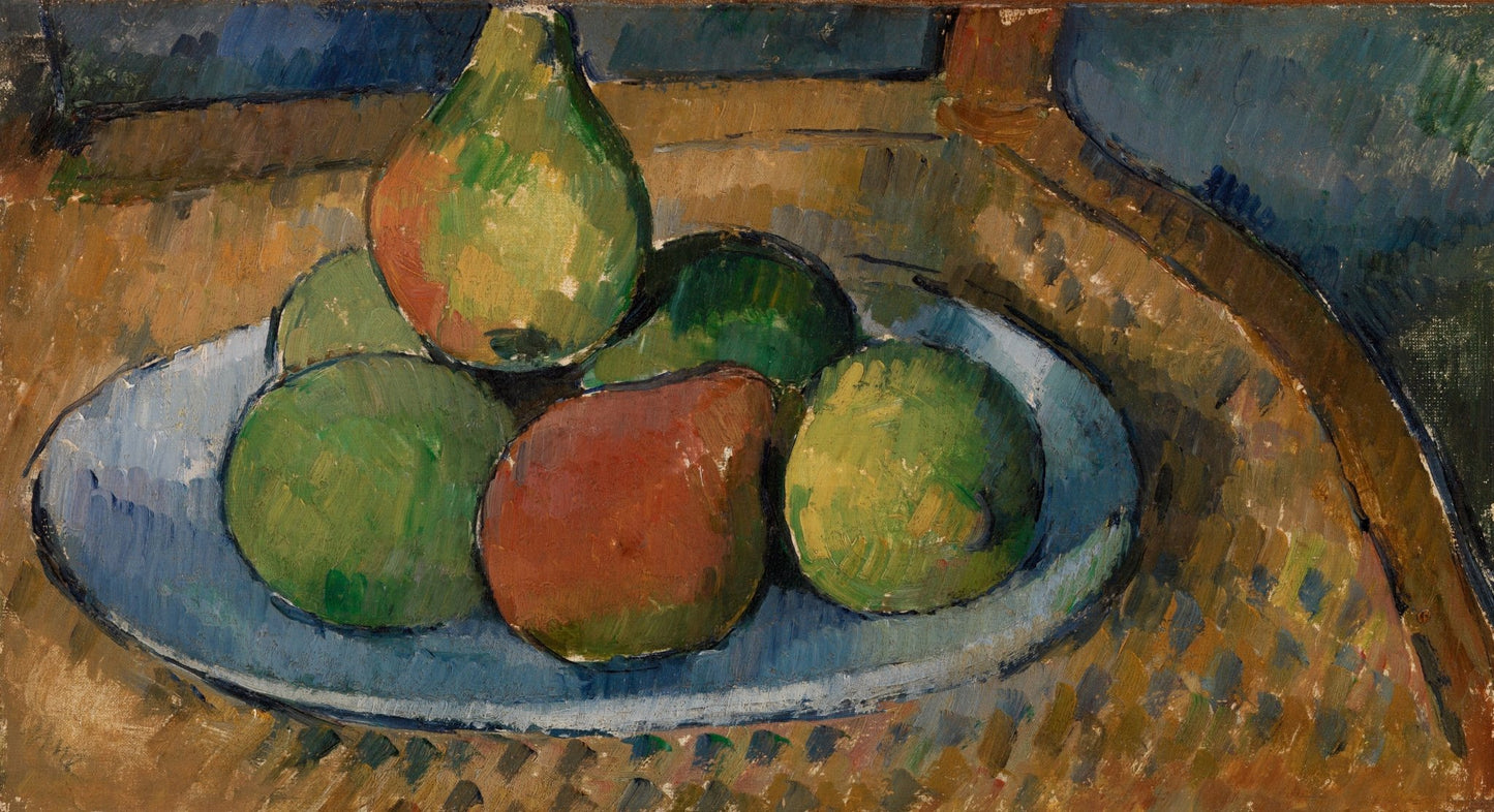 Plate of Fruit on a Chair (ca.1879–1880) - Milisima Studio