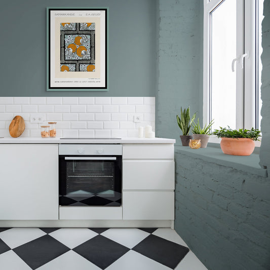 Samarkande PL 1 Flower pochoir pattern (1914) - Milisima Studio