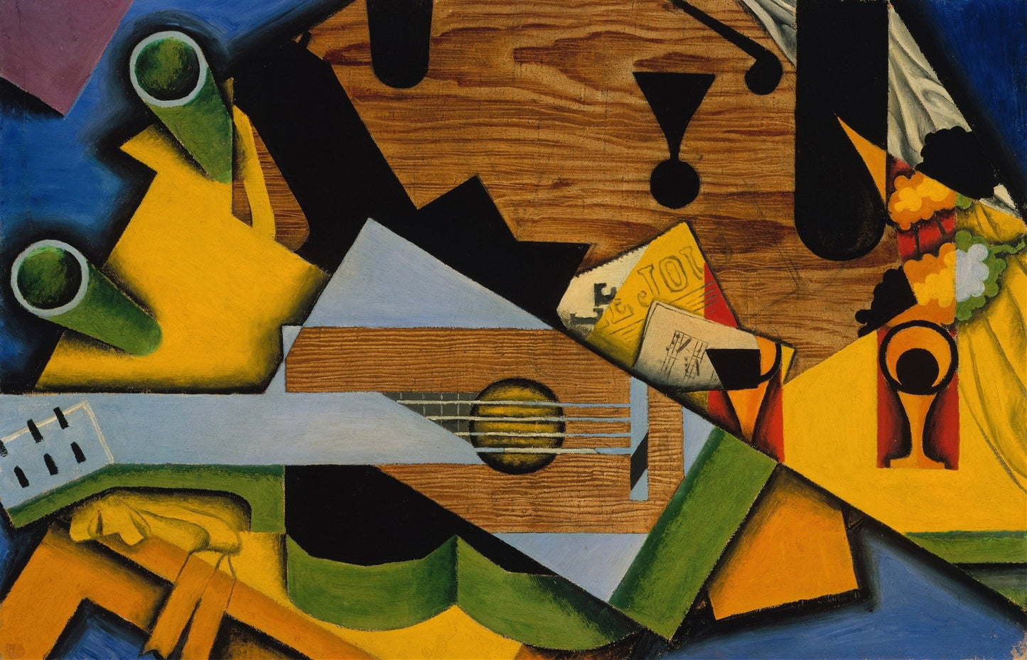 Still Life with a Guitar (1913) - Milisima Studio