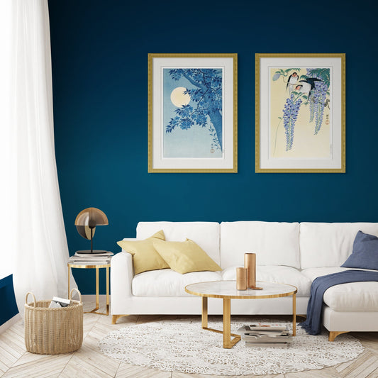 Swallows and Wisteria (1926) - Milisima Studio