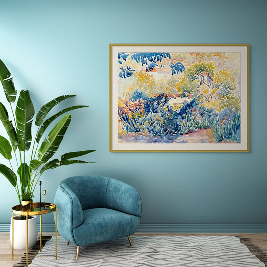 The Artist's Garden at Saint - Clair (1904–1905) - Milisima Studio