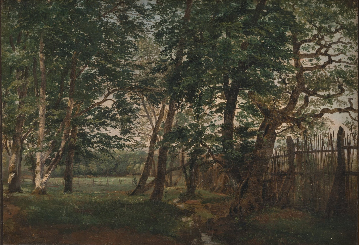 The Deer Park North of Copenhagen (1844) - Milisima Studio