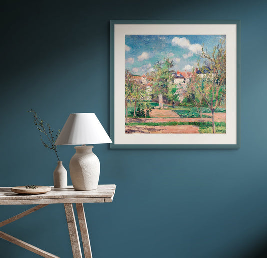 The Garden in the Sun, Pontoise (1876) - Milisima Studio
