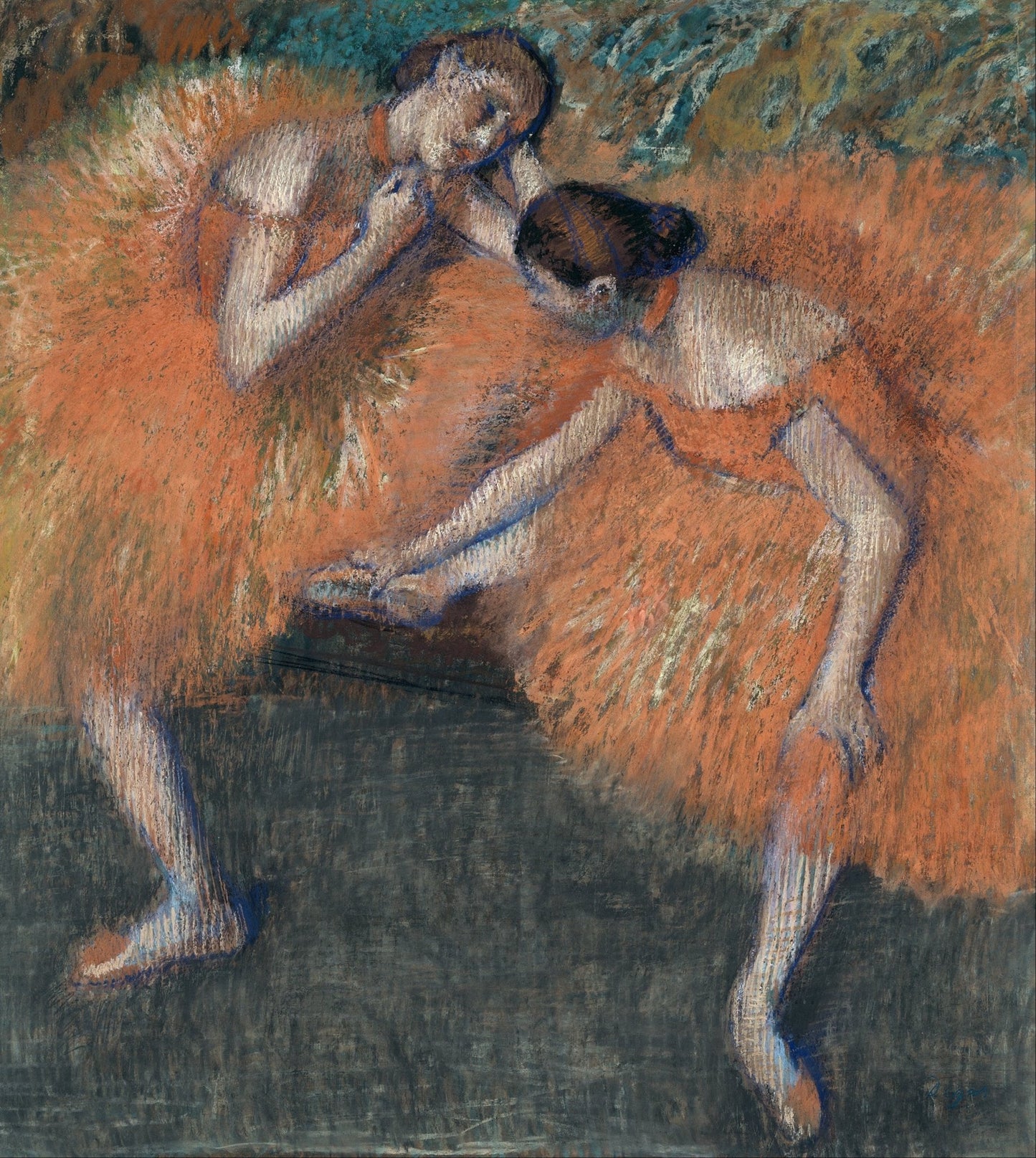 Two Dancers (c.1898) - Milisima Studio