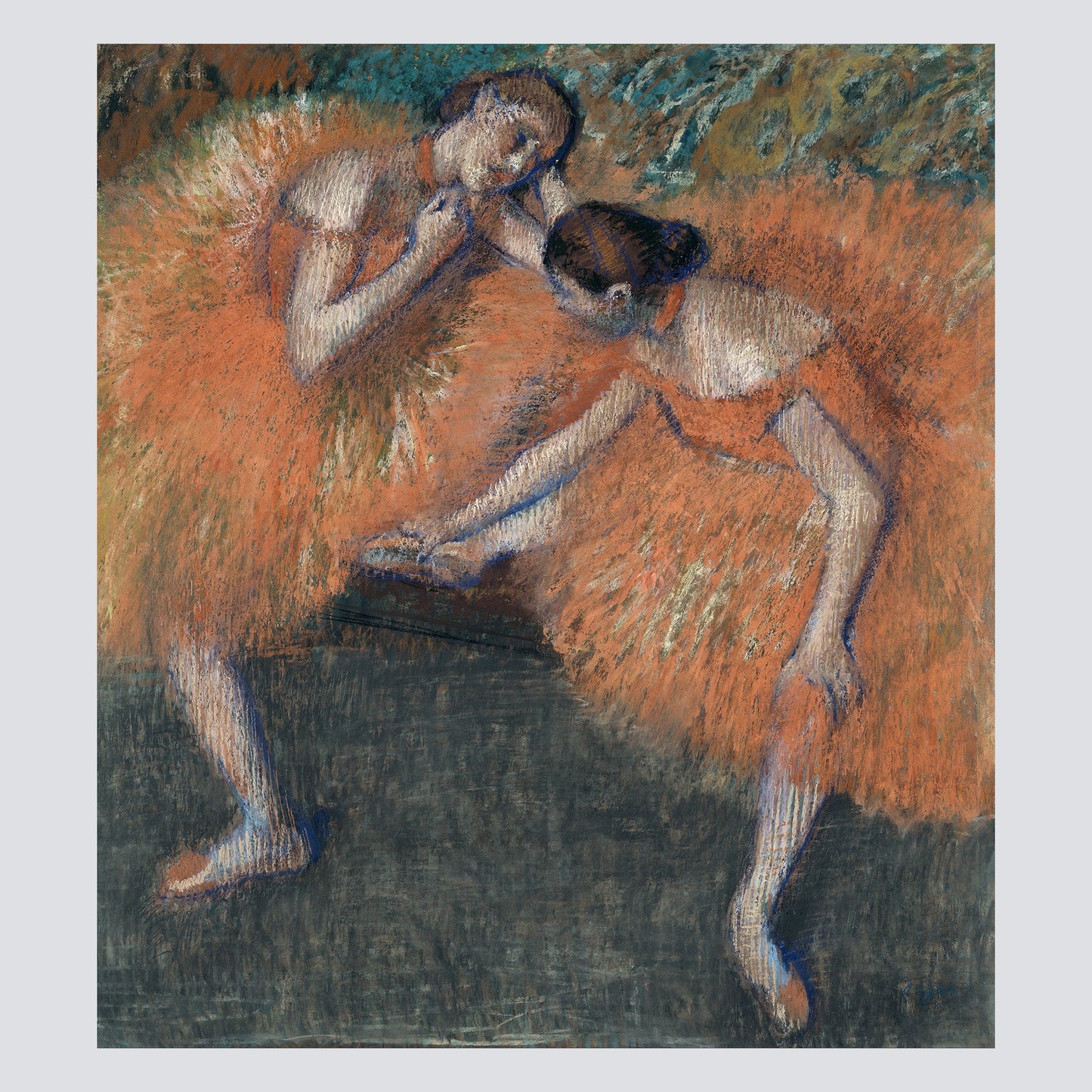 Two Dancers (c.1898) - Milisima Studio