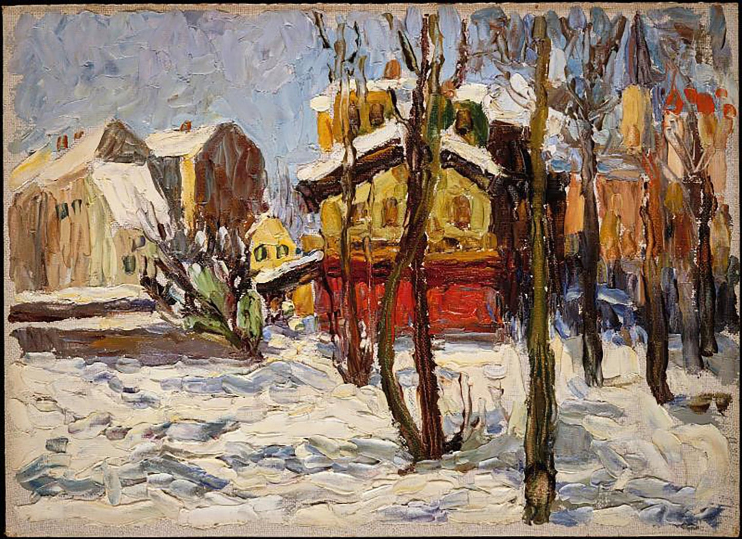 Winter in Schwabing (1902) - Milisima Studio