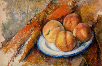 Four Peaches on a Plate (ca.1890–1894) - Milisima Studio