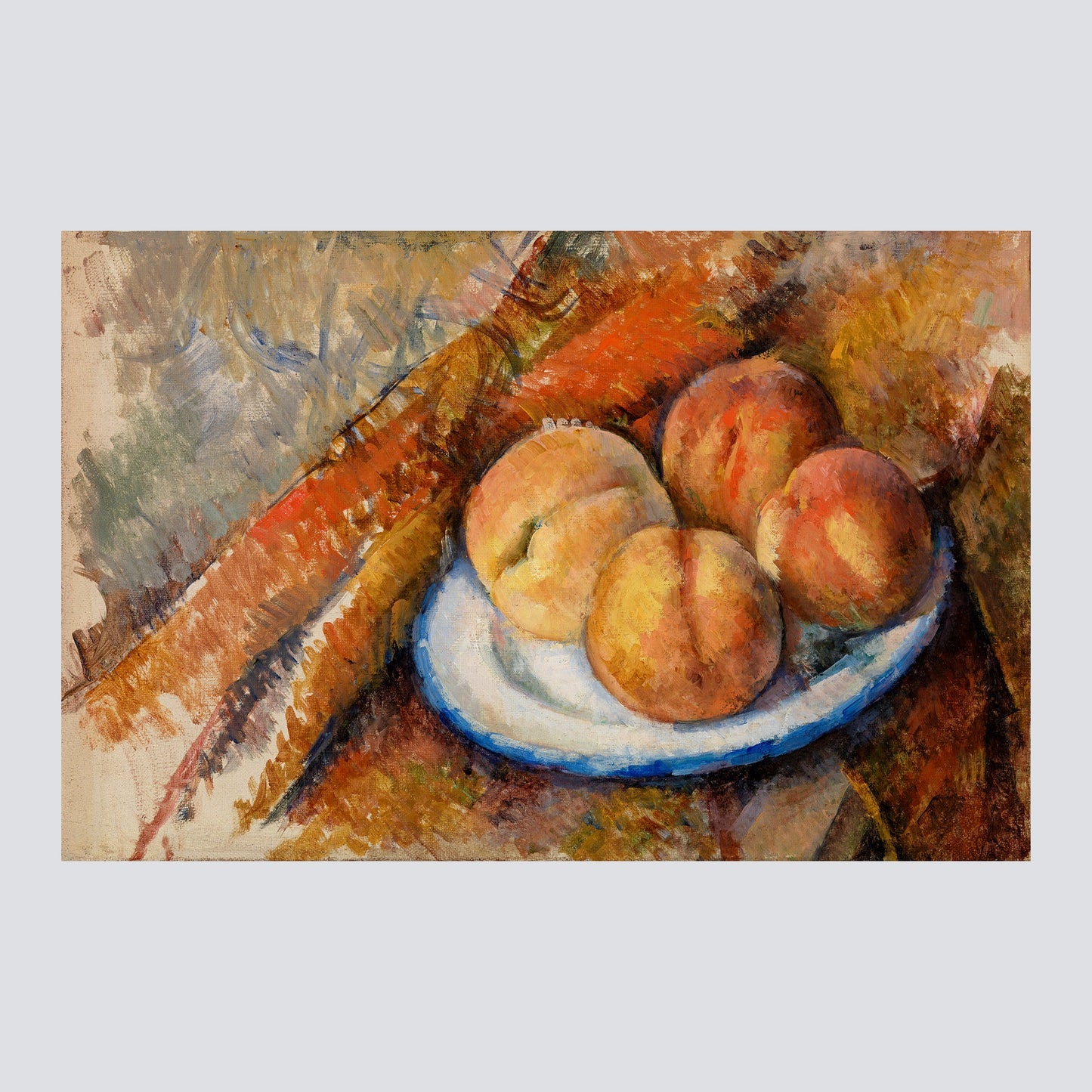 Four Peaches on a Plate (ca.1890–1894) - Milisima Studio