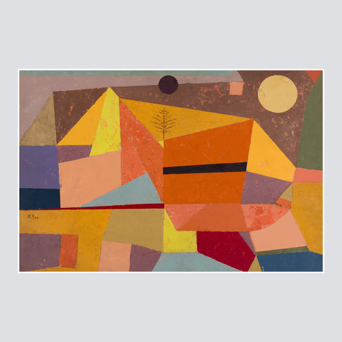 Gebirgslandschaft (Paisaje de montaña alegre) (1929)