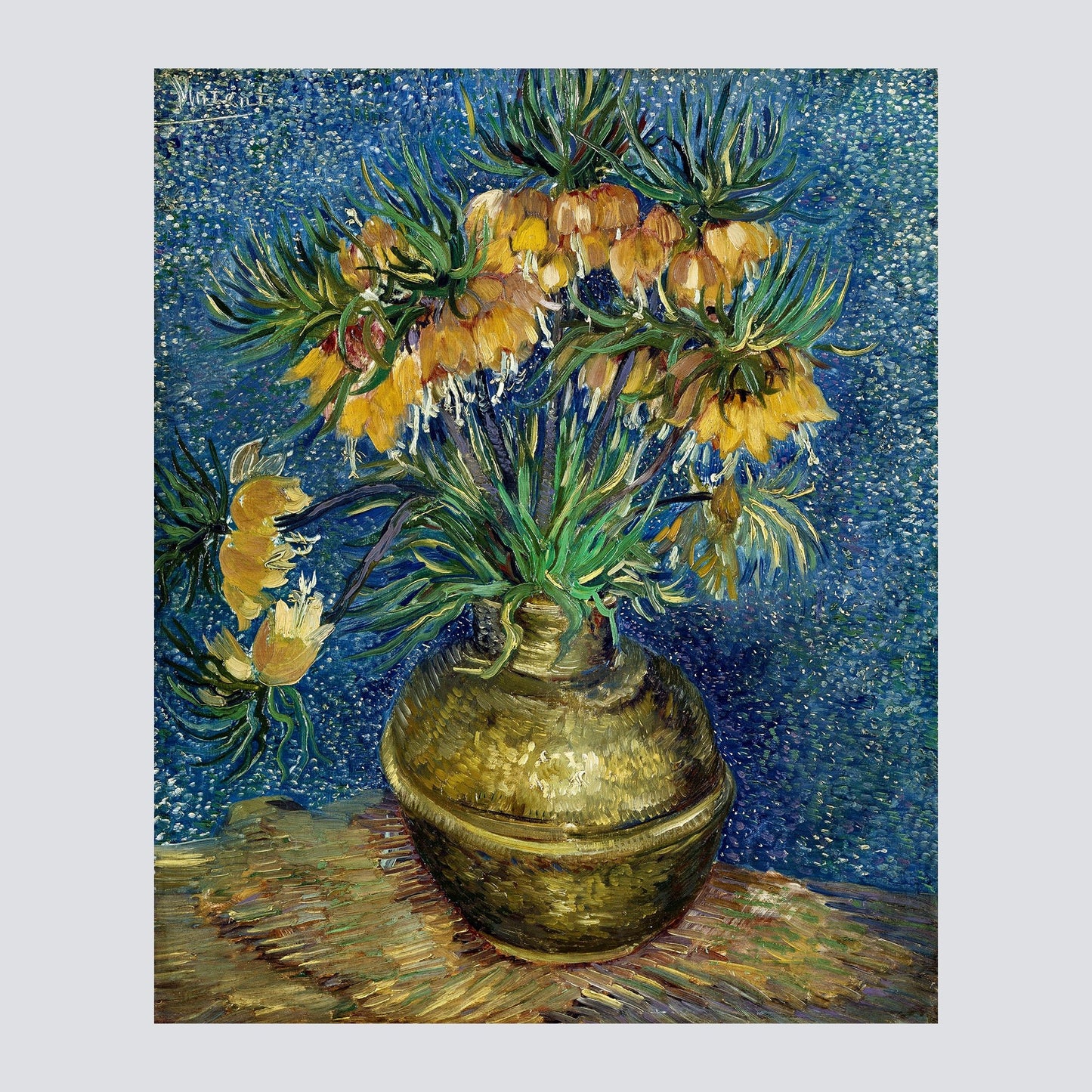 Imperial Fritillaries in a Copper Vase (1887) - Milisima Studio