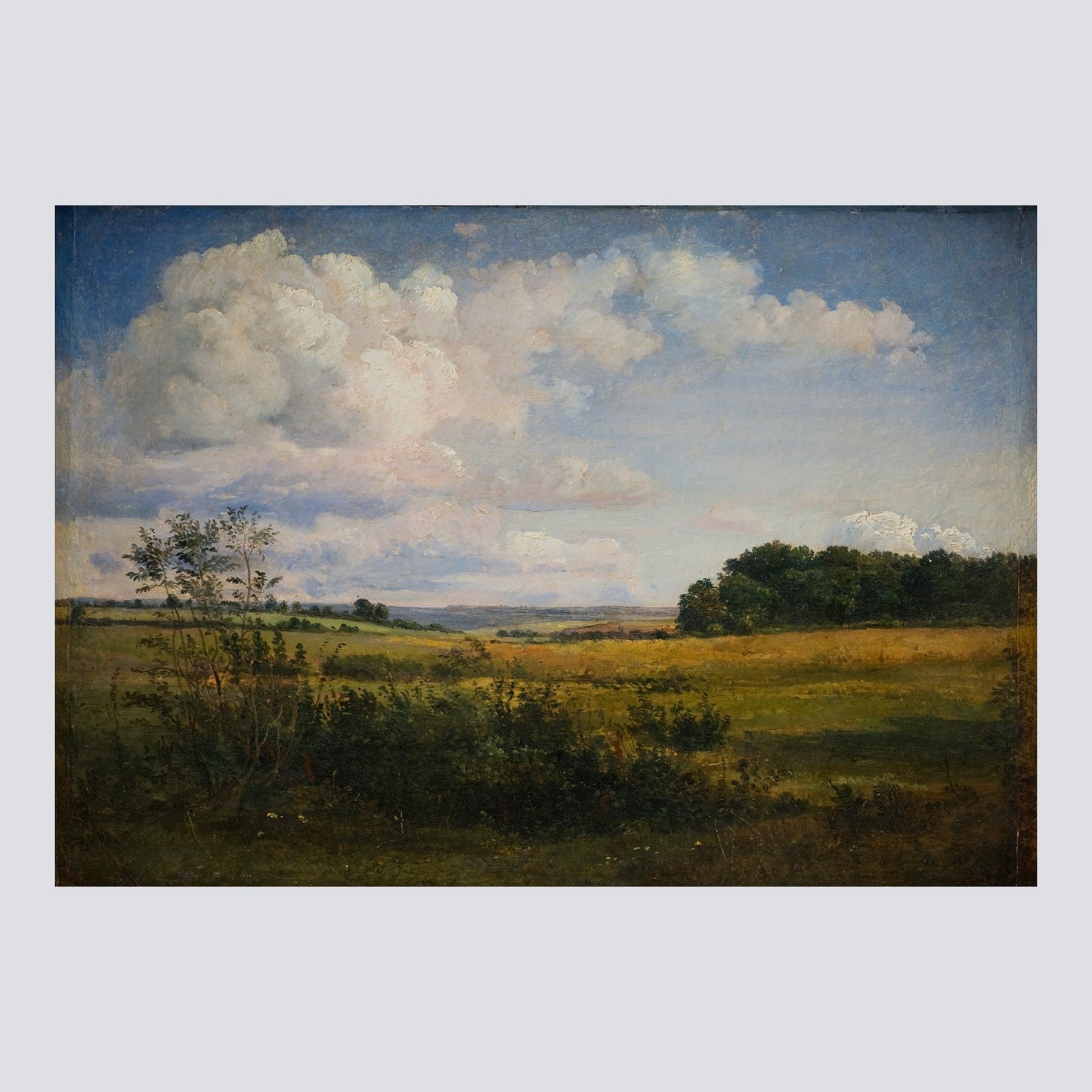 Landscape with Sunlit Clouds (1844–1845) - Milisima Studio