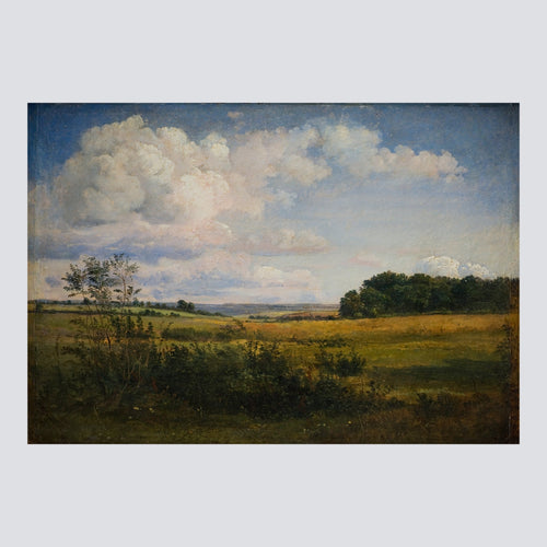 Paisaje con nubes iluminadas por el sol (1844-1845)