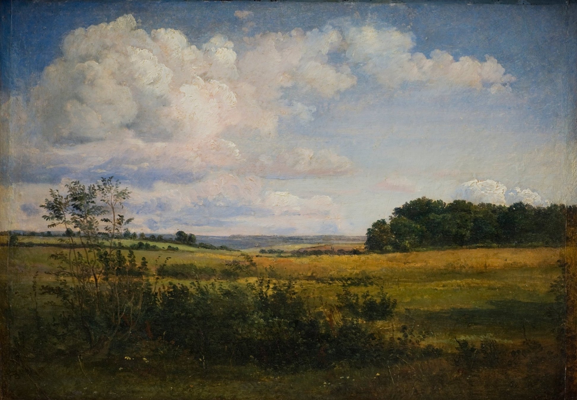 Landscape with Sunlit Clouds (1844–1845) - Milisima Studio