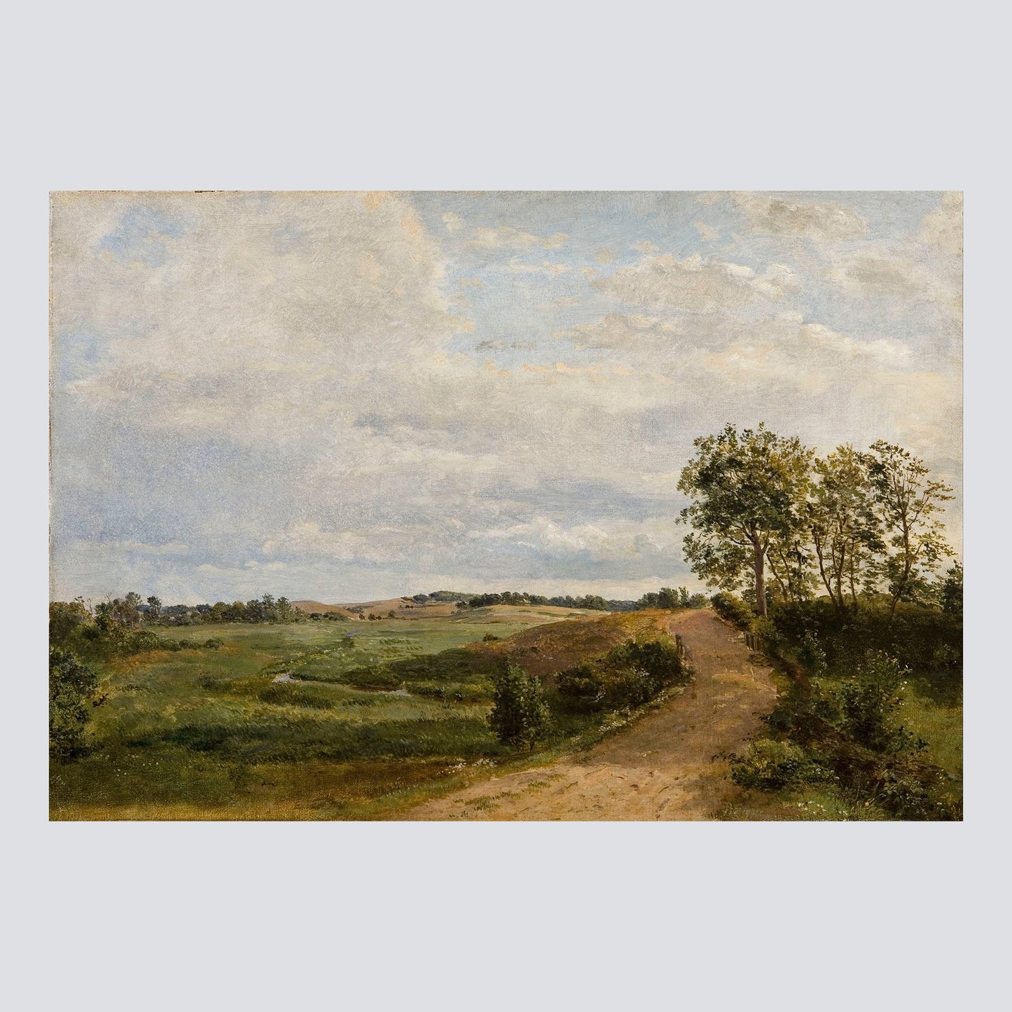 Road Across The Hills. Study (1842) - Milisima Studio