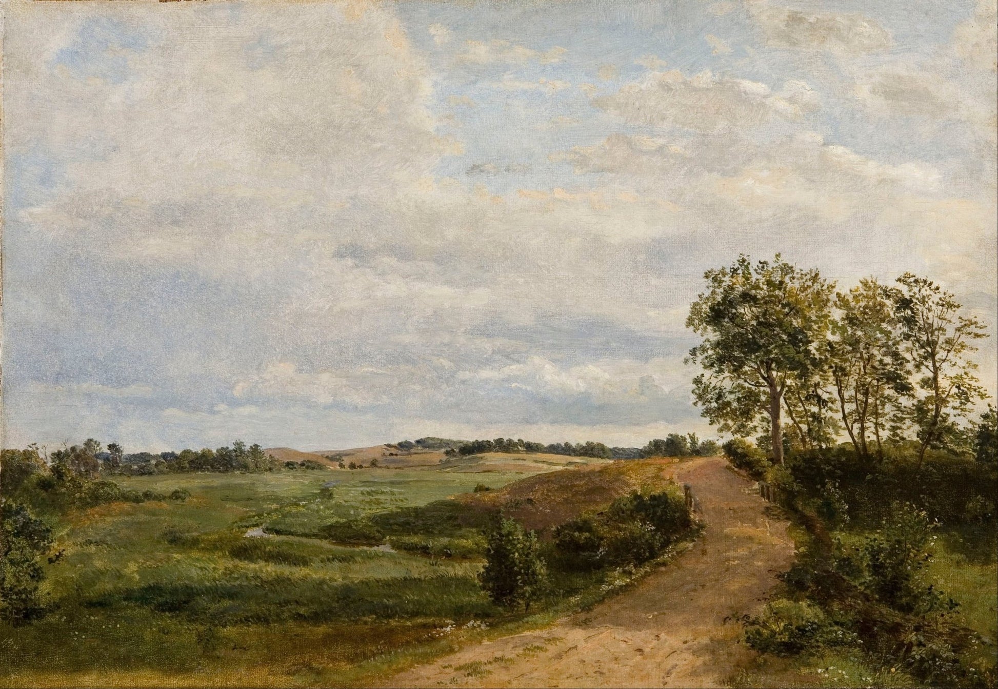 Road Across The Hills. Study (1842) - Milisima Studio