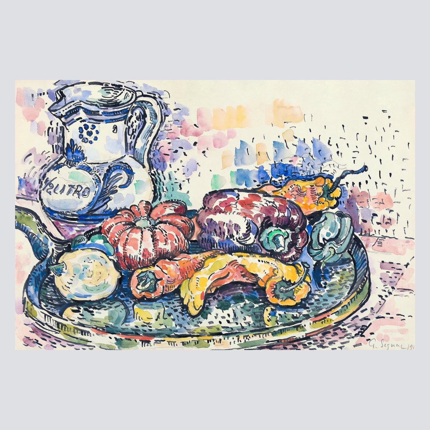 Still Life with Jug (1919) - Milisima Studio