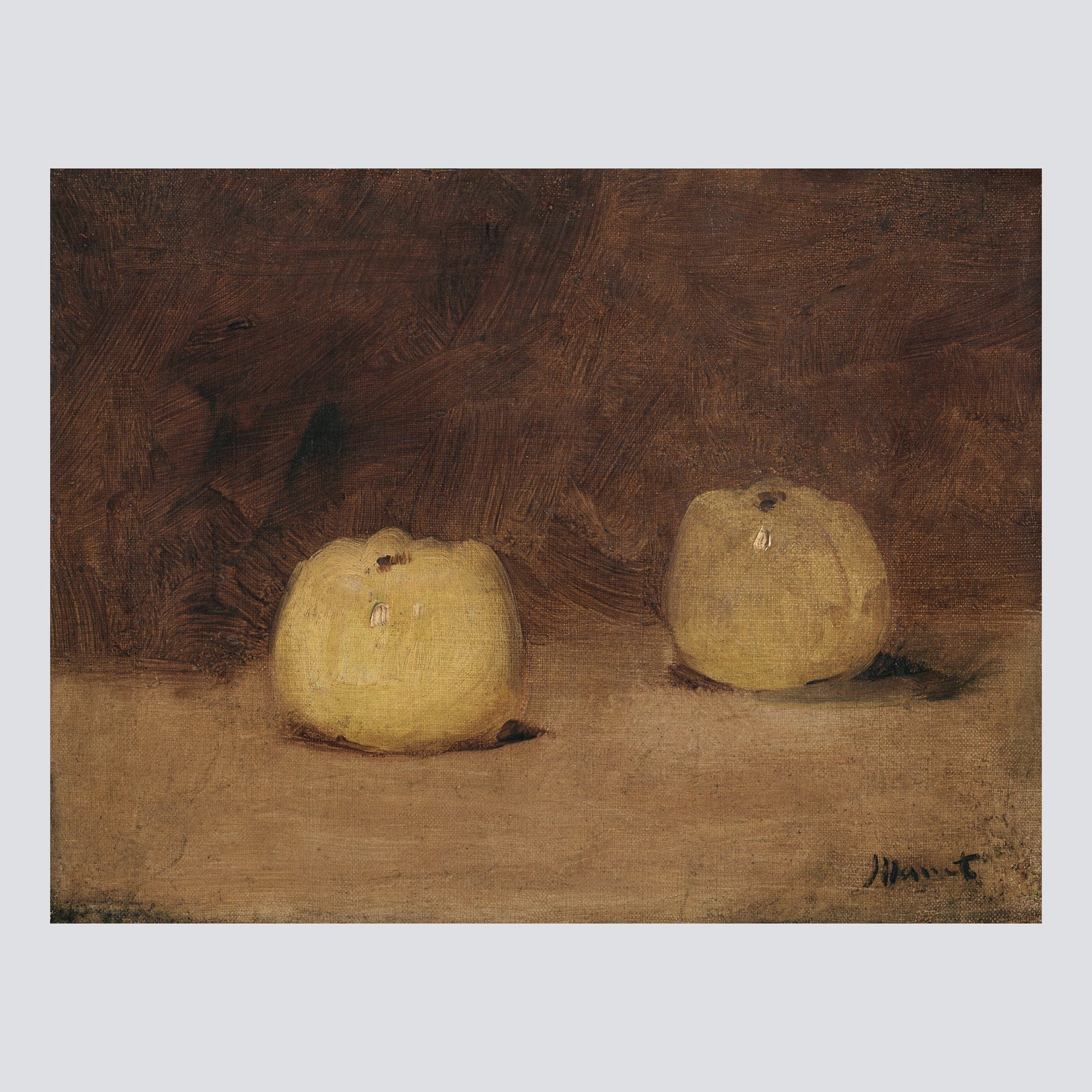 Still Life with Two Apples (ca. 1880) - Milisima Studio