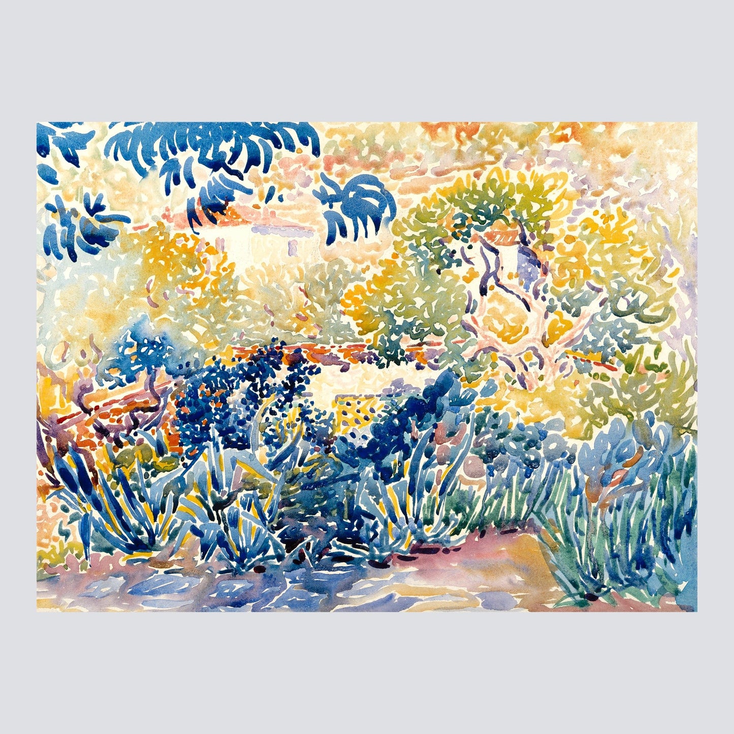 The Artist's Garden at Saint - Clair (1904–1905) - Milisima Studio