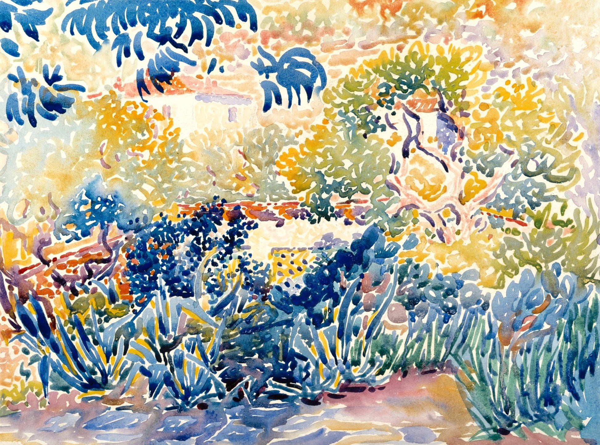The Artist's Garden at Saint - Clair (1904–1905) - Milisima Studio