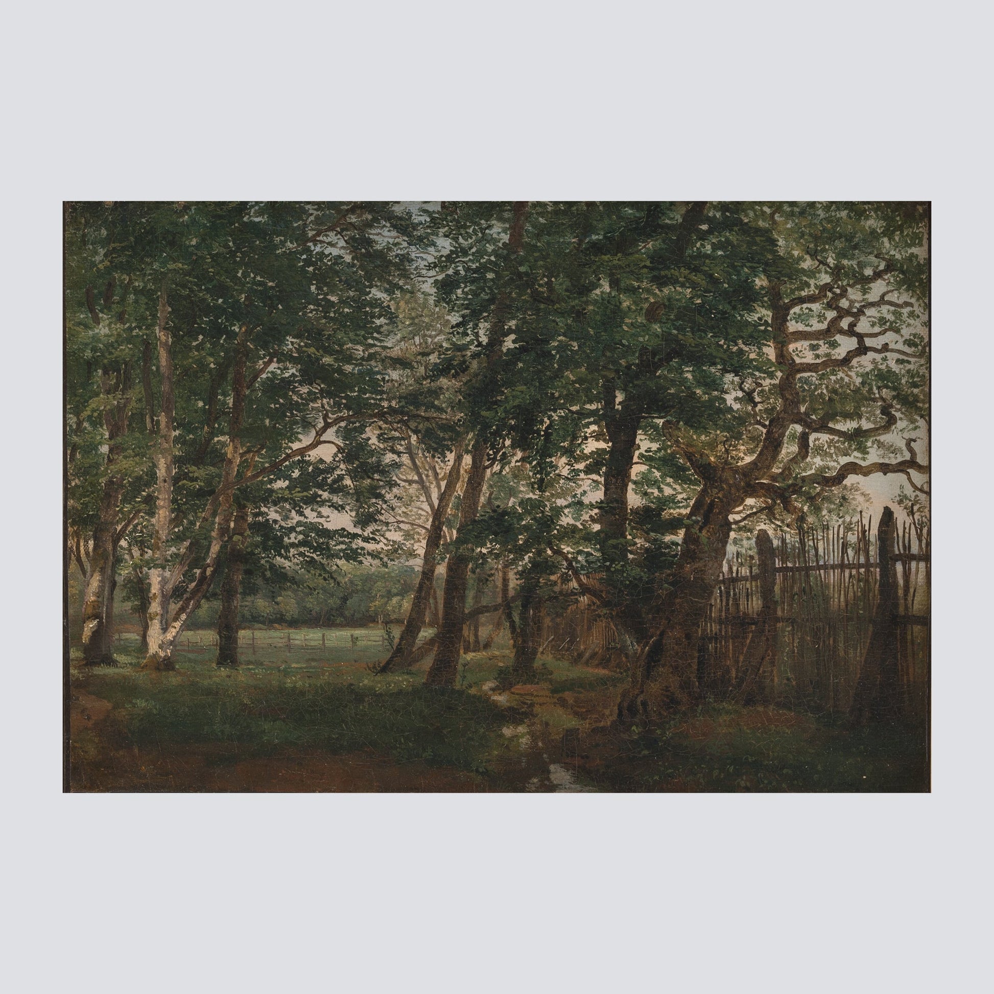 The Deer Park North of Copenhagen (1844) - Milisima Studio