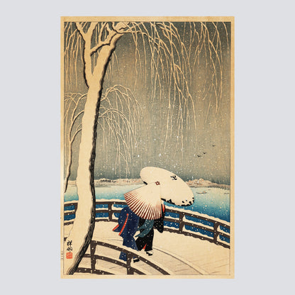 Umbrellas in the Snow (1931) - Milisima Studio